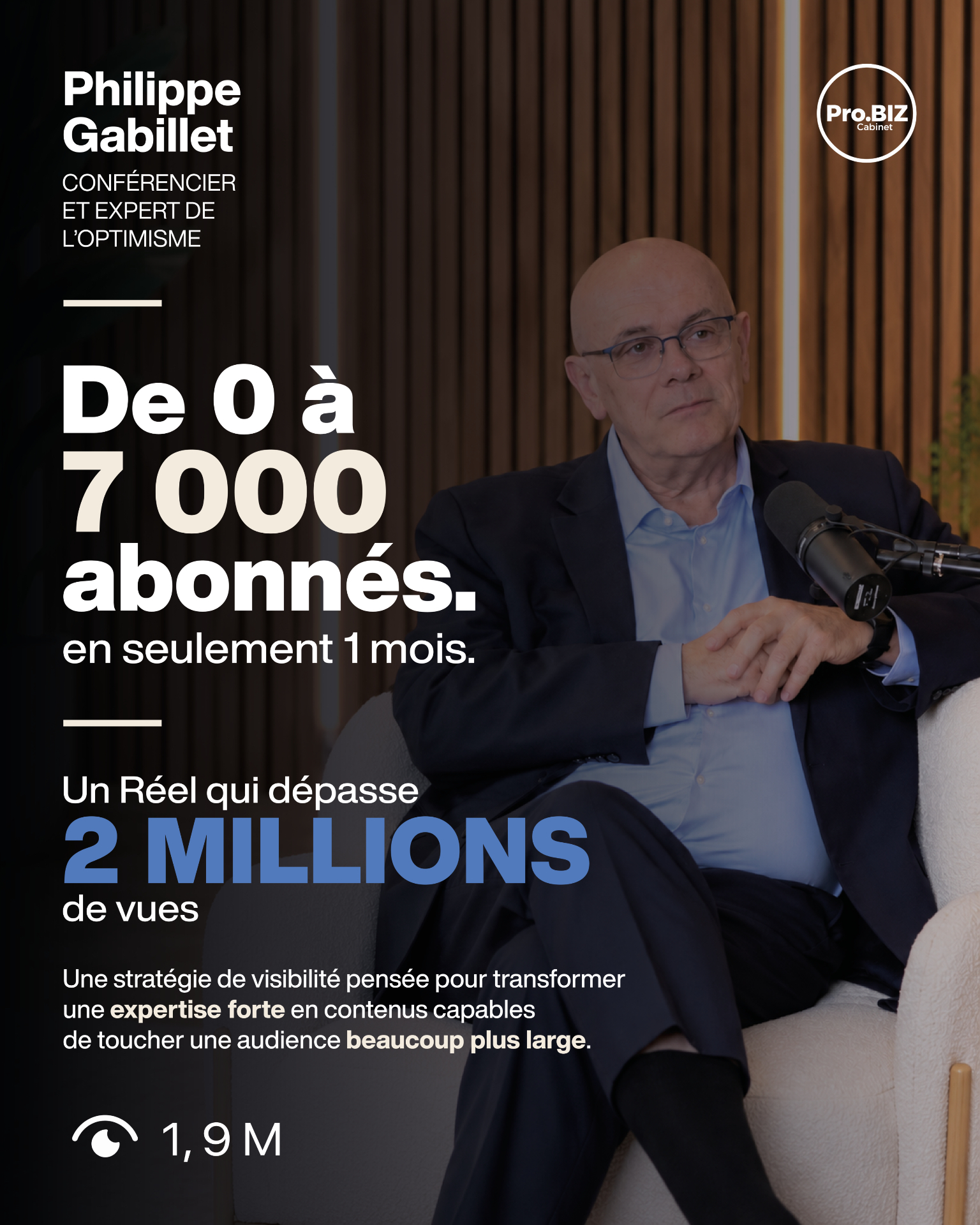 Philippe Gabillet, conférencier et expert de l'optimisme, en interview studio